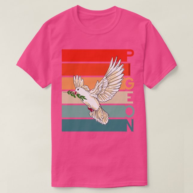 Pigeon Bird Peace Dove T Shirt (Design framsida)