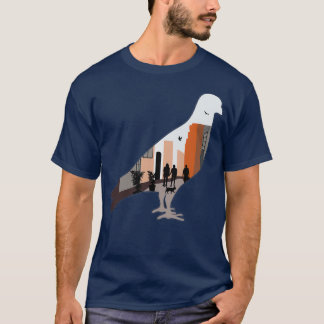 Pigeon Bird Town Dove Archimedes City Döv Gift-ID T Shirt