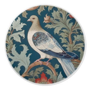Pigeon Bird William Morris stil Lämnat vänd mot Knopp