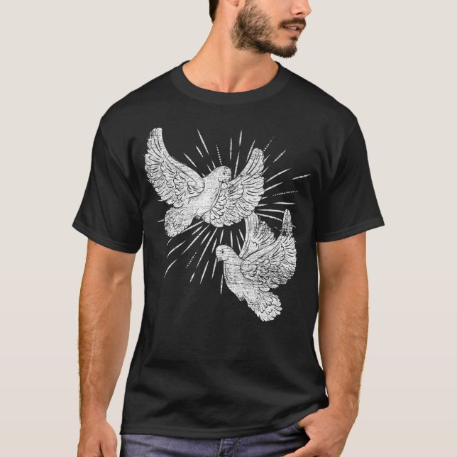 Pigeon Breeder Gift Idea Pigeon Tävla Bird T Shirt (Framsida)