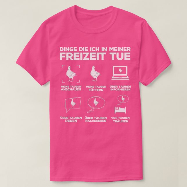 Pigeon Breeding Pigeon Fanciers Pigeons 2 T Shirt (Design framsida)