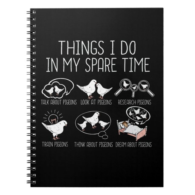 Pigeon Breeding Pigeon Tävla Gift Manar Kung Pigeo Anteckningsbok (Framsidan)