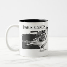 Pigeon Business Mugg - Höger Hanted