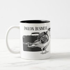 Pigeon Business Mugg - Höger Hanted
