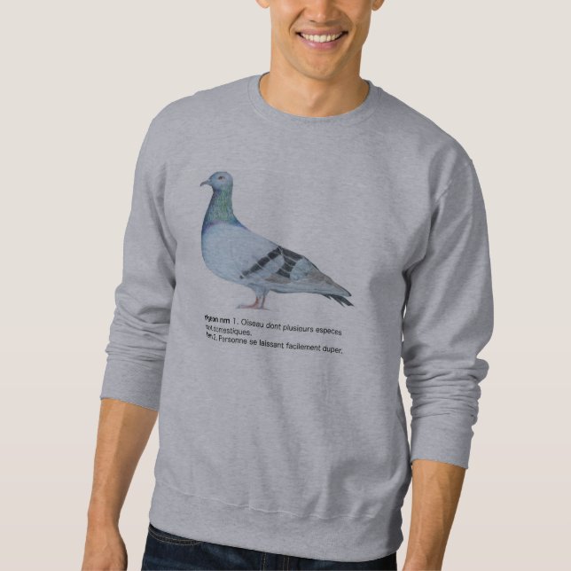 Pigeon by NuancesdePigeon Sweatshirt (Framsida)