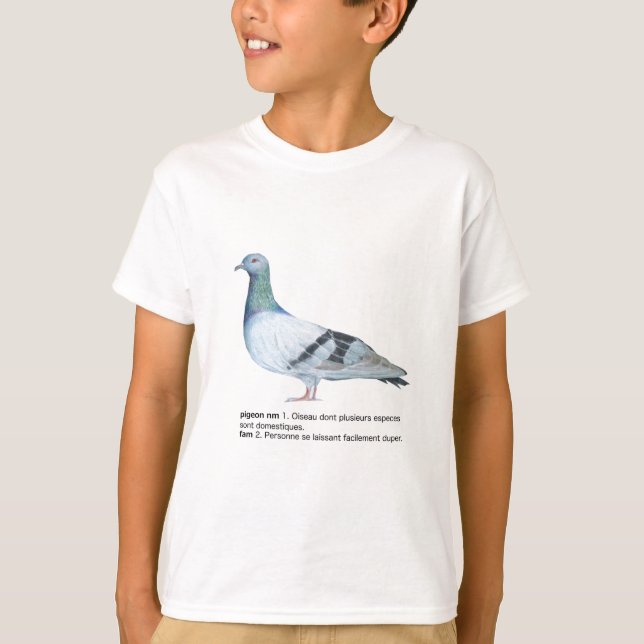 Pigeon by NuancesdePigeon T-shirts (Framsida)