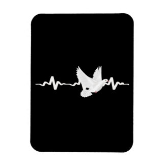 Pigeon Carrier Pigeon Heartslag Magnet