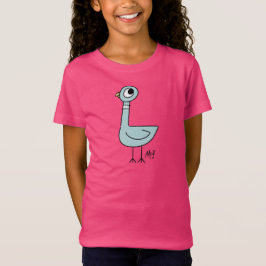 Pigeon Classic Girls Bra Jersey Rosa T Shirt
