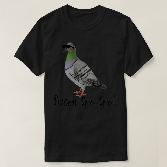 Pigeon Coo Coola T Shirt (Design framsida)