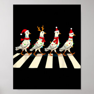Pigeon Crossing Road Julafton Poster