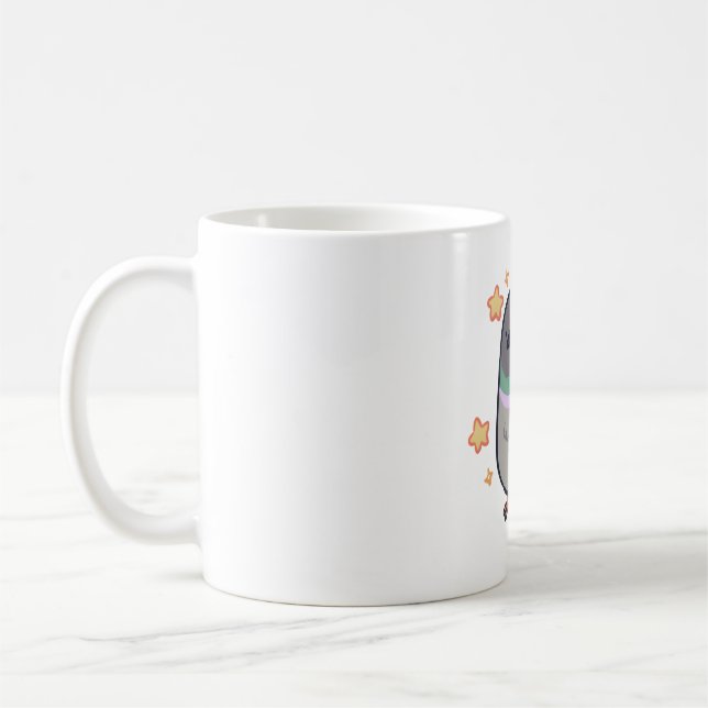 Pigeon Delight � Cute Animal Art Kaffemugg (Vänster)