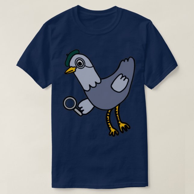 Pigeon Detektiv T Shirt (Design framsida)