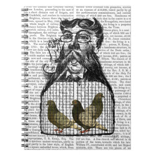 Pigeon Fancier Anteckningsbok Med Spiral