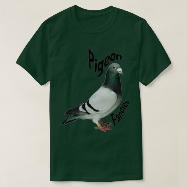 Pigeon Fancier Art Gifts T Shirt (Design framsida)