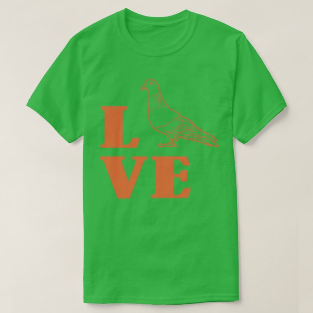 Pigeon Fancier Bird Carrier Pigeon T Shirt (Design framsida)