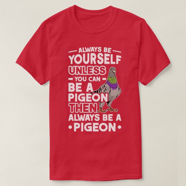 Pigeon Fancier Gift Carrier 2 T Shirt (Design framsida)