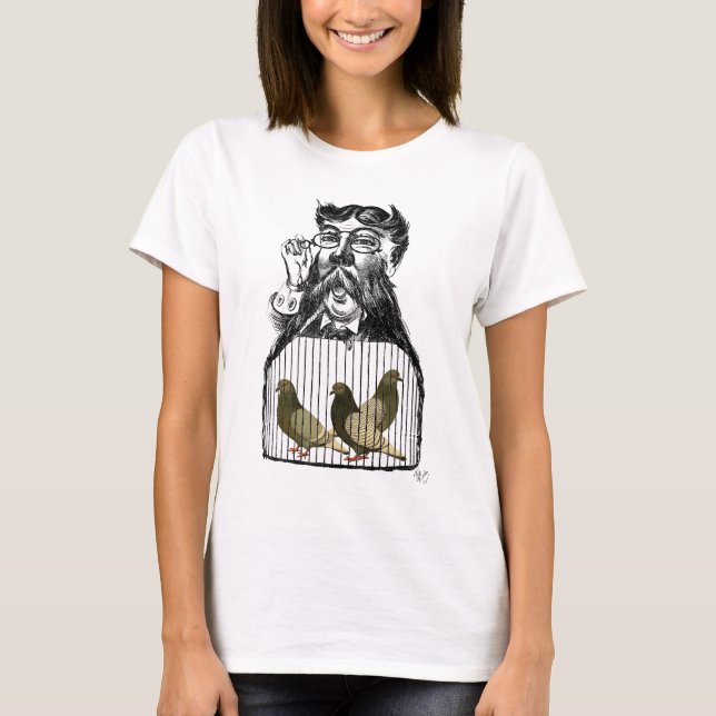 Pigeon Fancier T Shirt (Framsida)