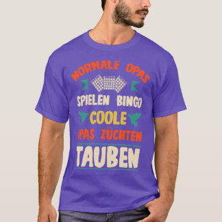 Pigeon-fanciers morpas breeons play bingo t shirt