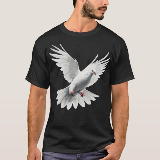 Pigeon Flies T Shirt (Framsida)