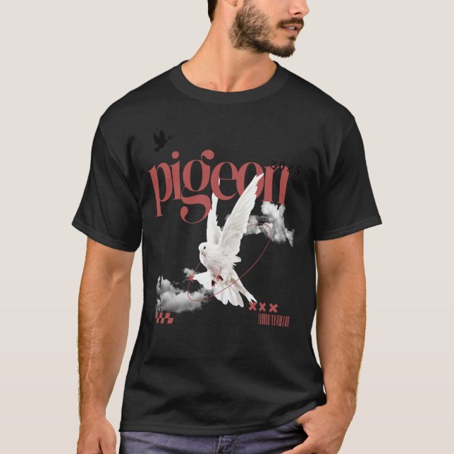 Pigeon Flight Graphic Tee (Framsida)