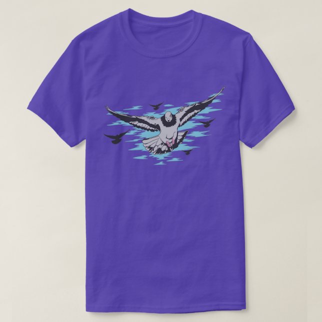 Pigeon-förädlare T Shirt (Design framsida)
