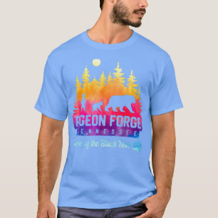Pigeon Forge Bear Underbar Smoky Mountains Tie Dye T Shirt