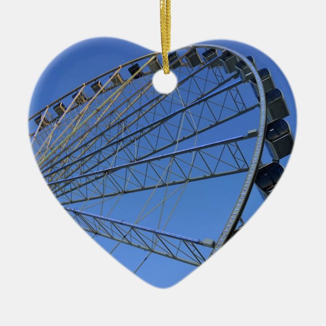 Pigeon Forge rullar Julgransprydnad Keramik (Framsidan)