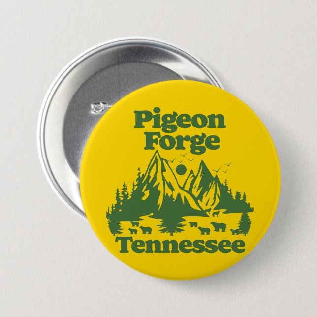Pigeon Forge Tennessee Knapp (Framsida & baksida)