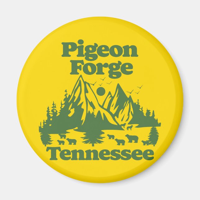 Pigeon Forge Tennessee Magnet (Framsidan)