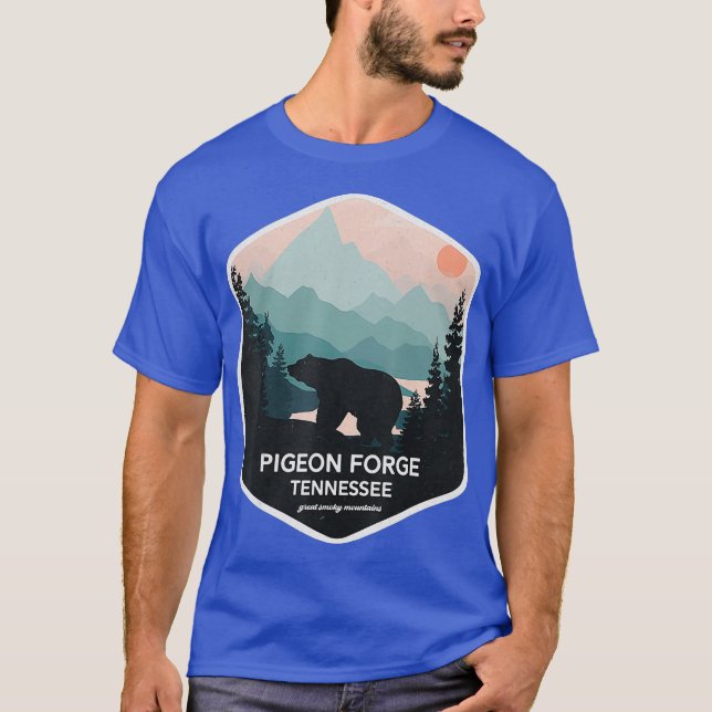 Pigeon Forge Underbar Smoky Mountains Tennessee T Shirt (Framsida)