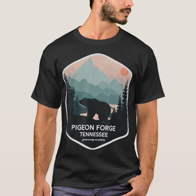 Pigeon Forge Underbar Smoky Mountains Tennessee T Shirt (Framsida)