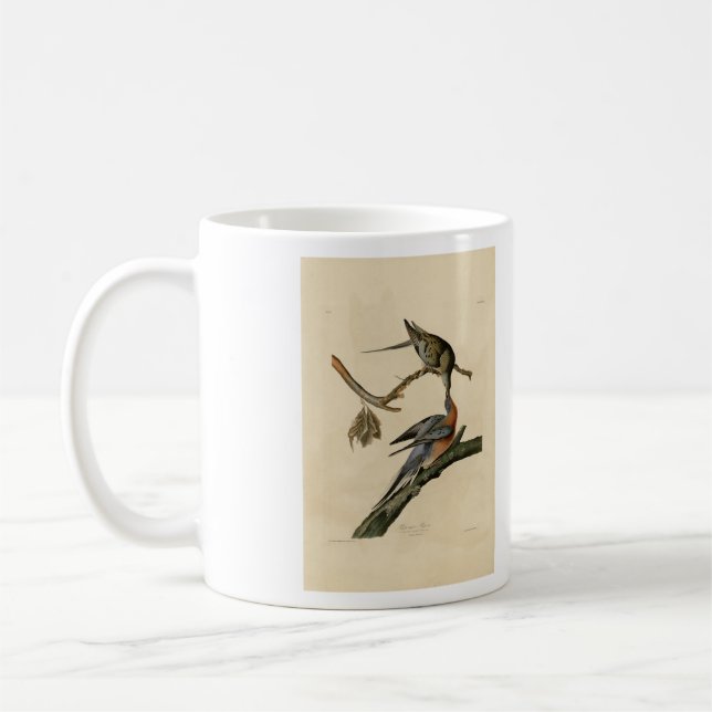 Pigeon från Audubon's Birds of America Kaffemugg (Vänster)