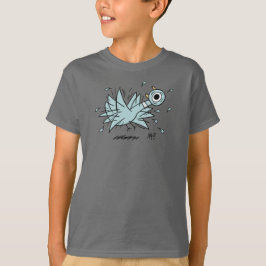 Pigeon Freakout Kids Grått T Shirt