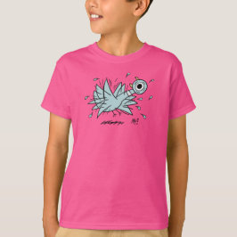 Pigeon Freakout Kids Rosa T Shirt