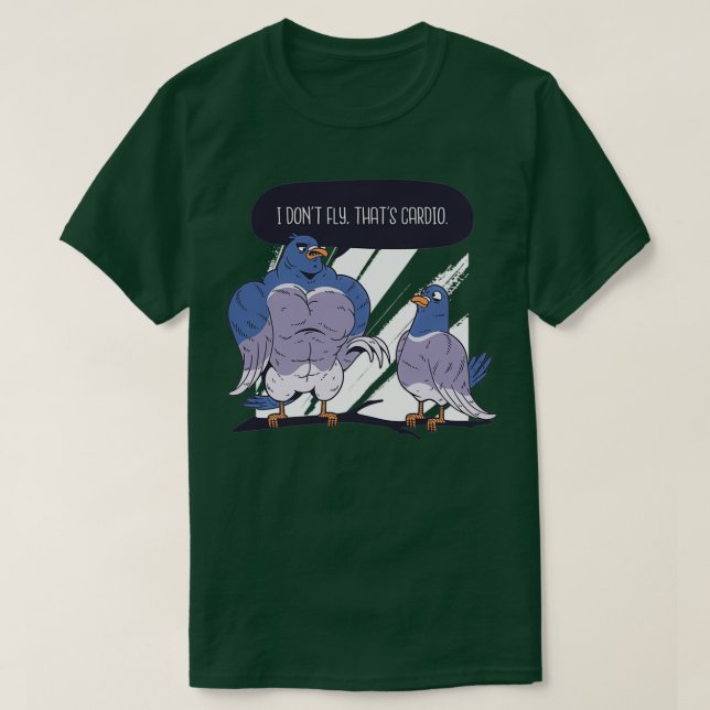 Pigeon Funny Classic TShirt Classic TShirt T Shirt (Design framsida)
