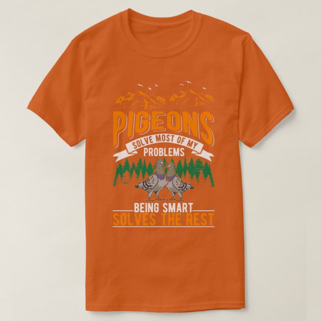 Pigeon Gift Fancier Carrier 20 T Shirt (Design framsida)