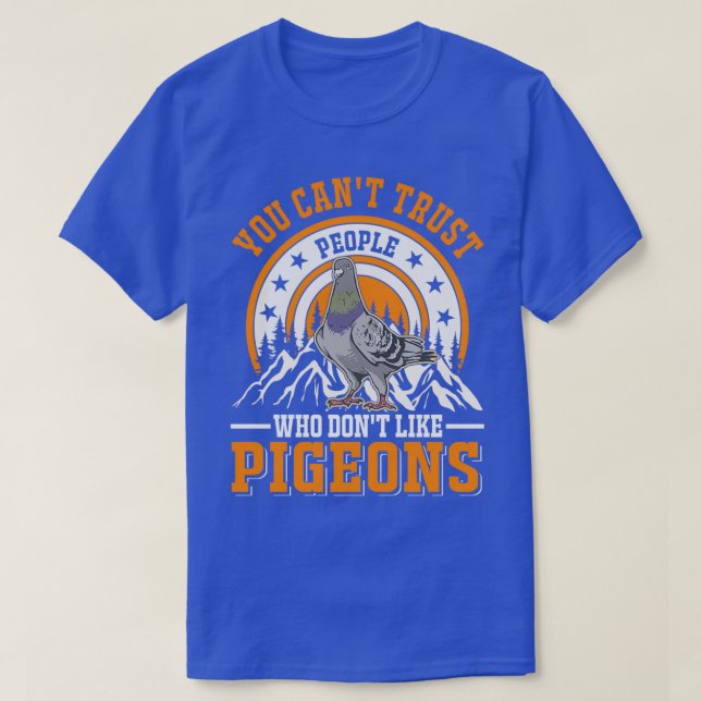 Pigeon Gift Fancier Carrier 4 T Shirt (Design framsida)