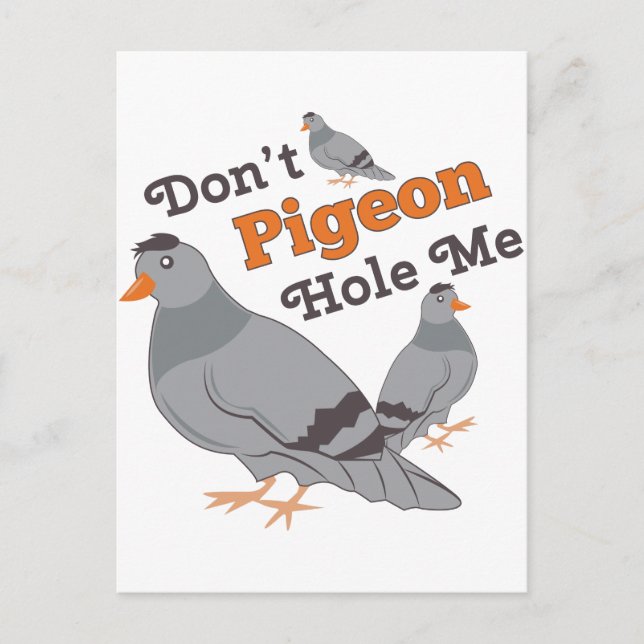 Pigeon Hål Me Vykort (Framsida)