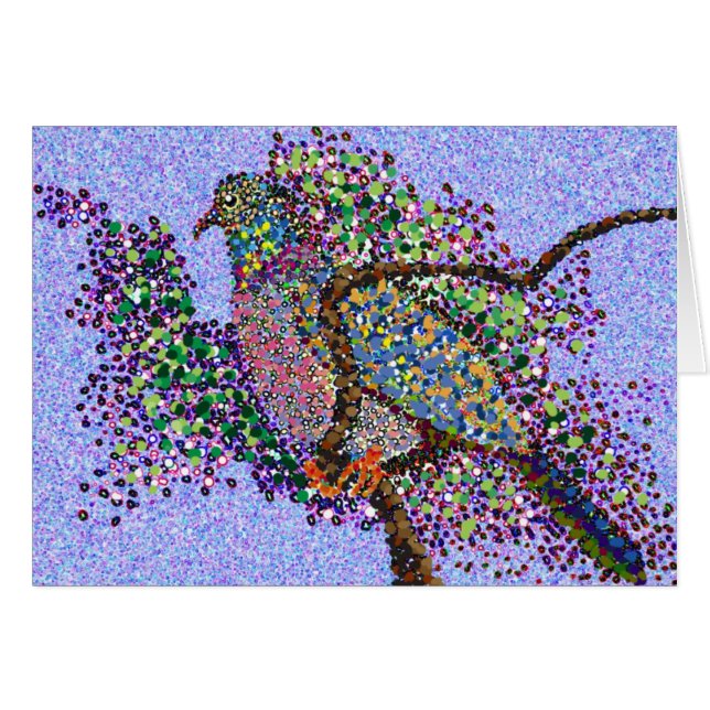 Pigeon Hälsningskort (Framsidan Horizontal)