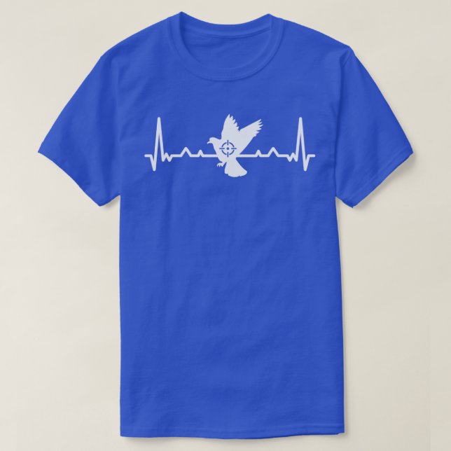 Pigeon Heartslag Hunting Gift 1 T Shirt (Design framsida)