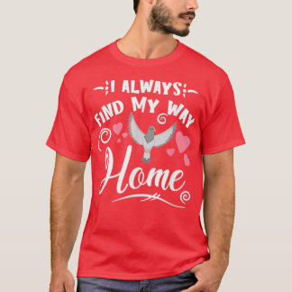 Pigeon Homing Fancier Trainer Gift American Tävla T Shirt