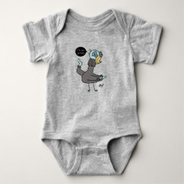 Pigeon I är en Artist Baby Heather Bodykostym T Shirt