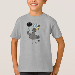 Pigeon I är en artist Kids Heather T-Shirt