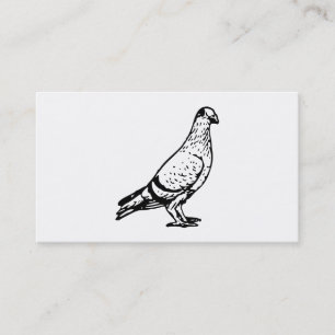 Pigeon-illustration Visitkort