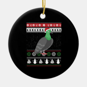 Pigeon - Jul Pigeon God jul Julgransprydnad Keramik