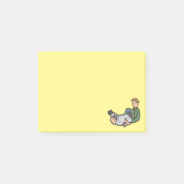 Pigeon Keeping Post-it Block (Framsida)