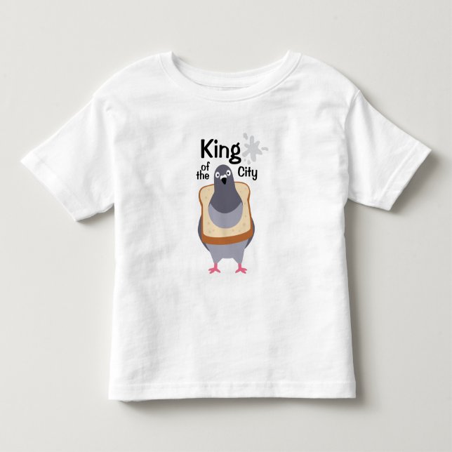 Pigeon - Kung i staden T Shirt (Framsida)