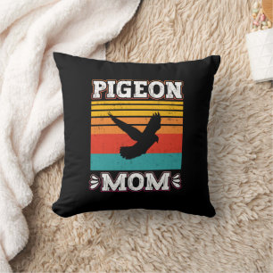 Pigeon Mamma Bird Fly Animal Cute Pigeon Birds Ret Kudde
