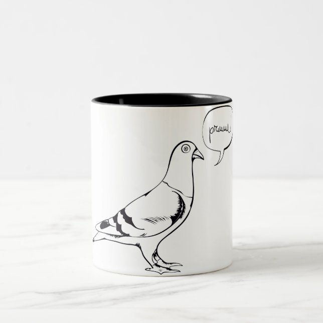 Pigeon Mug Två-Tonad Mugg (Center)