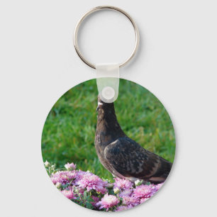 Pigeon och Morsa Nyckelring
